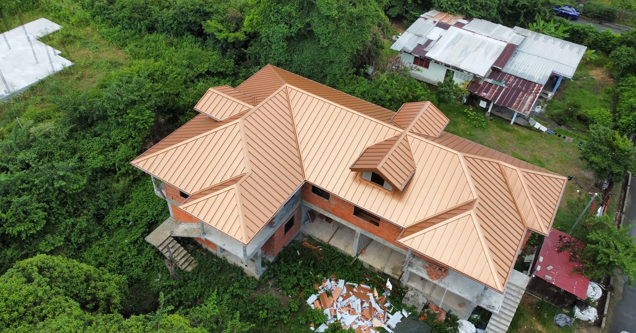 copper standing seam