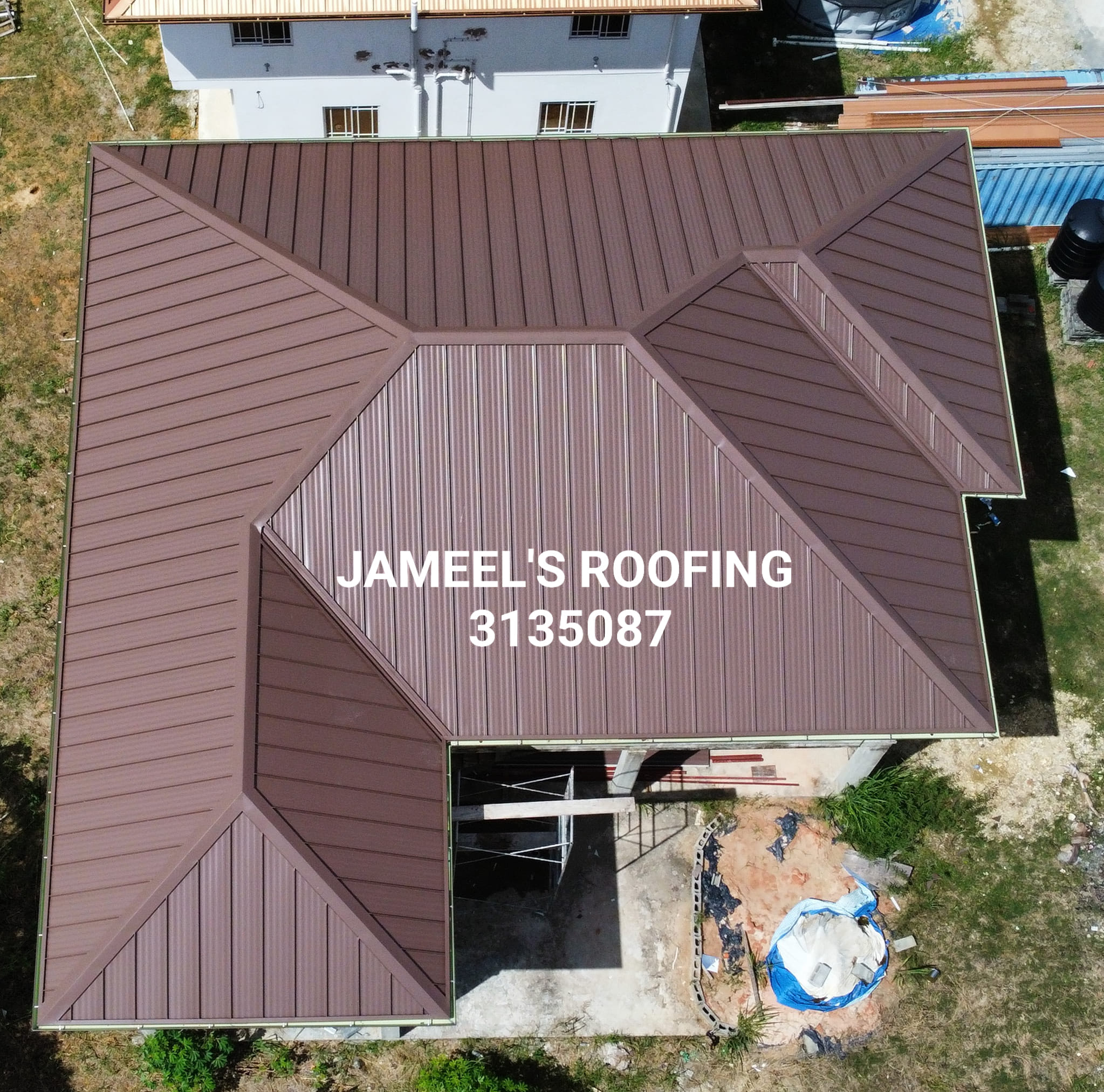 framing & sheeting standing seam completed